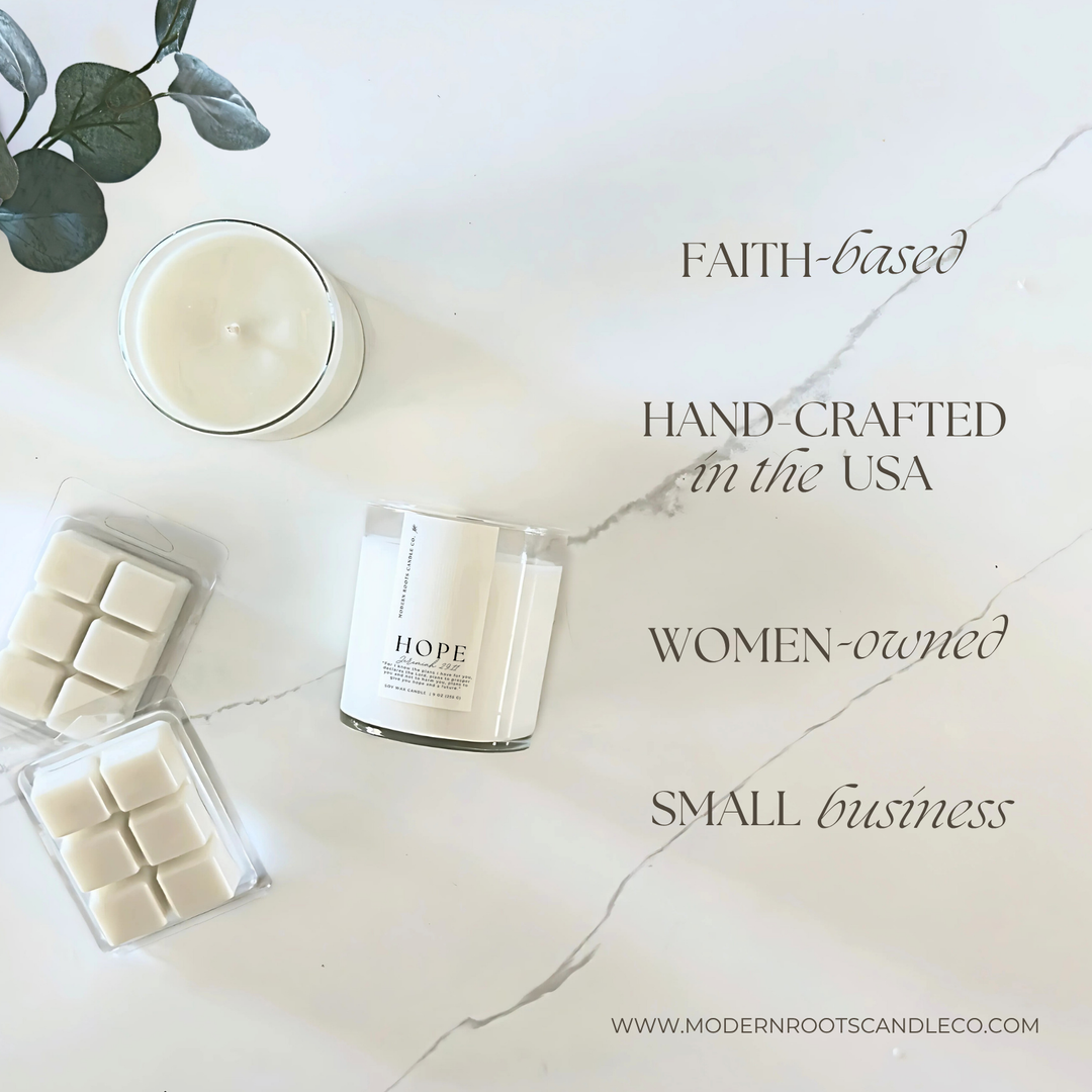 Hope |  Hibiscus & Agave | 9 oz. Clear Jar Soy Candle