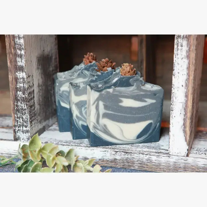 Pine & Mint Artisan Bar Soap, Tallow Soap, 4.5 oz.