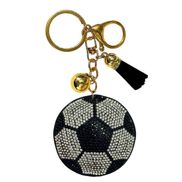 Sports Crystal Bling Keychains