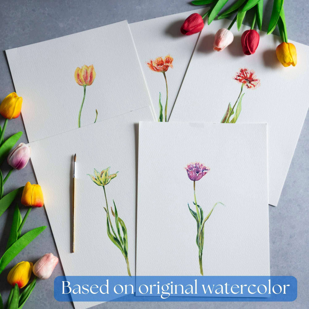 Tulip Garden Swedish Dish Cloth Flower Dishcloth Gardener