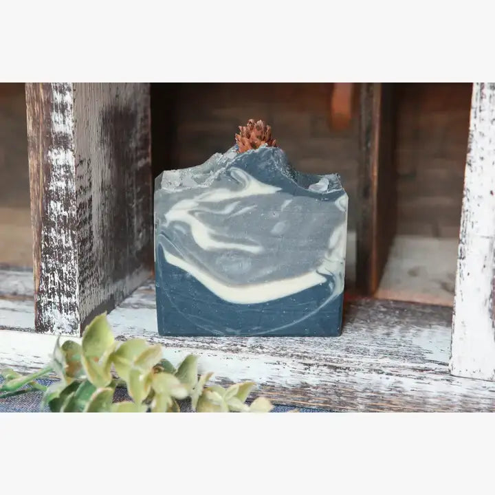 Pine & Mint Artisan Bar Soap, Tallow Soap, 4.5 oz.