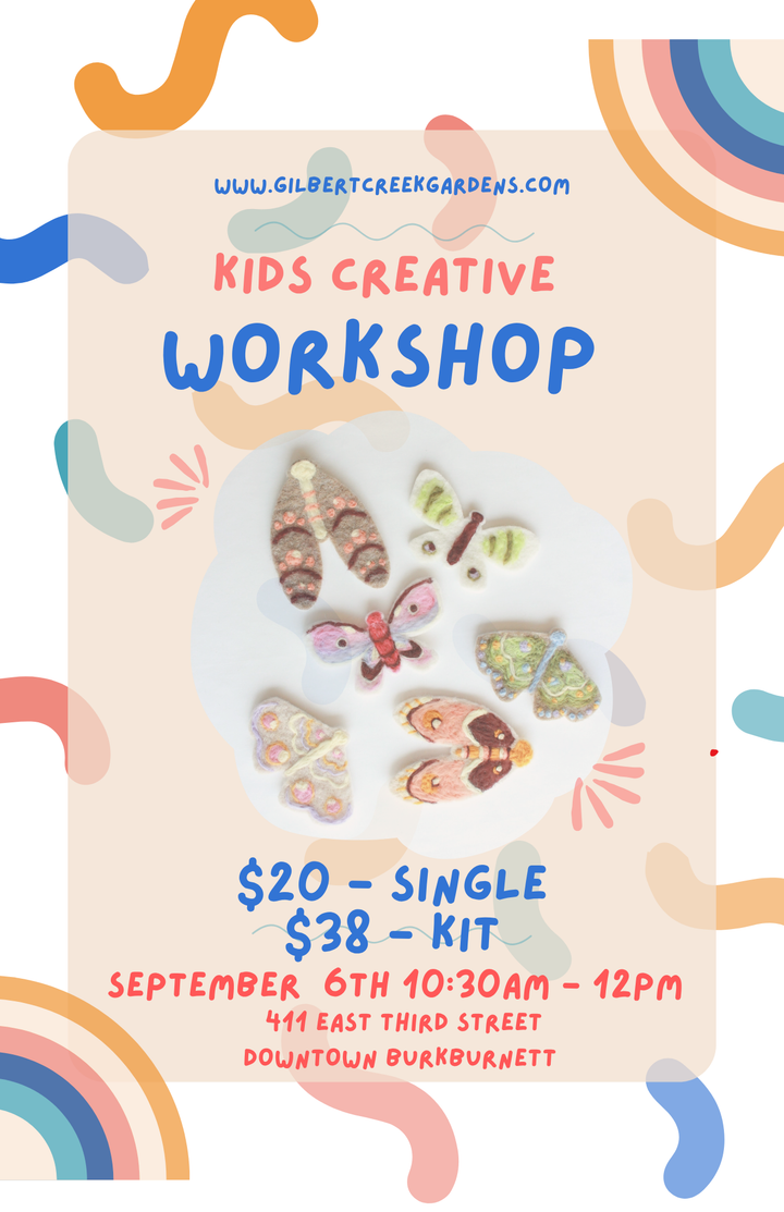 Kids Creative Workshop - Moth Felting Craft